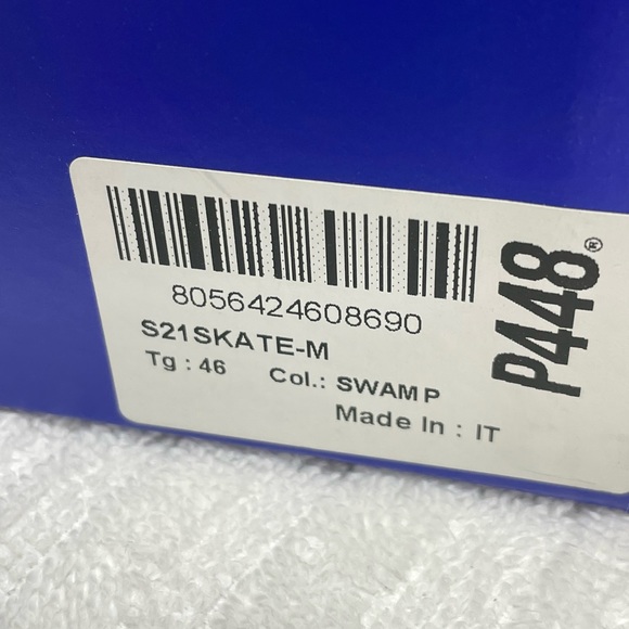 🔥🔥🔥P448 S21SKATE-M. TG46 UK. SWAMP. GENUINE MADE IN ITALY - Picture 4 of 14